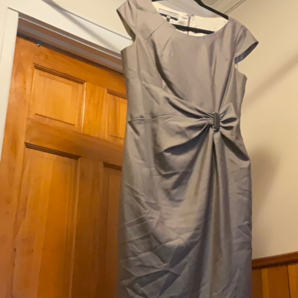 Embellished left hip, short sleeve with back slit